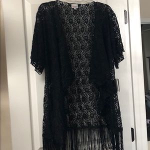 Black lace Lularoe Monroe